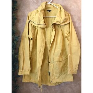 [EILEEN FISHER] yellow anorak raincoat